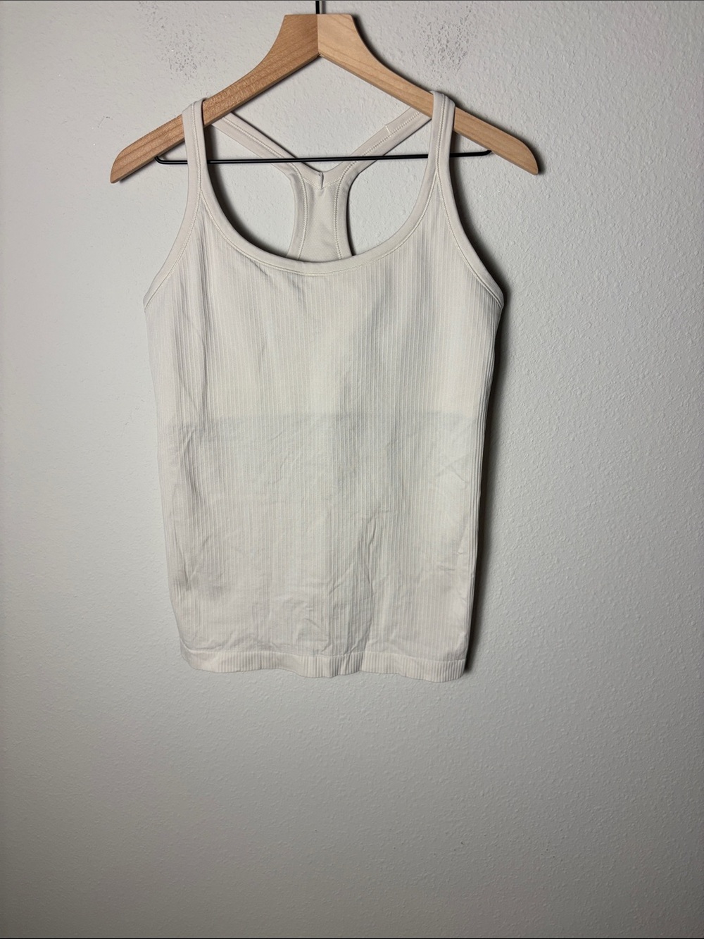 Lululemon Ebb to Street Shelf Bra Tank Top *Light Support White Opal W1AX1S